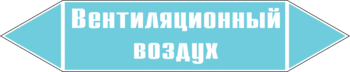 Маркировка трубопровода "вентиляционный воздух" (пленка, 252х52 мм) - Маркировка трубопроводов - Маркировки трубопроводов "ВОЗДУХ" - Магазин охраны труда и техники безопасности stroiplakat.ru